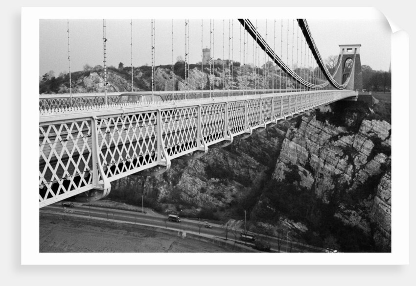 Clifton Suspension Bridge, Bristol, 1967. by Arthur Sidey