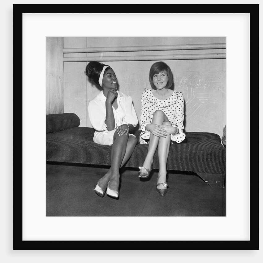 Cilla Black and Dionne Warwick, 1964 by Alisdair MacDonald