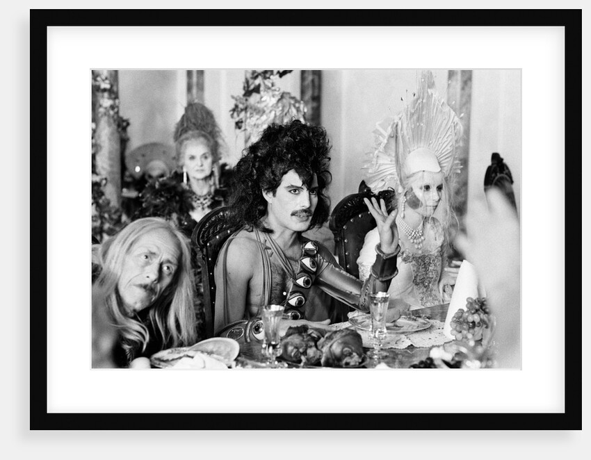 Queen making music video 1984 by Mike Maloney