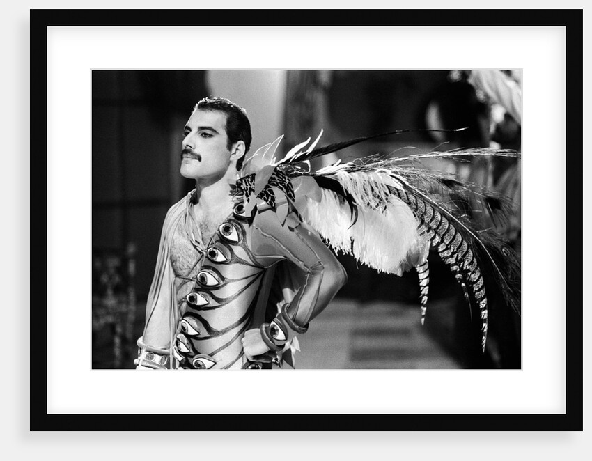 Queen making music video 1984 by Mike Maloney