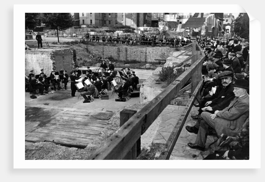 London Transport Military Band, Chelsea, 1943. by Staff