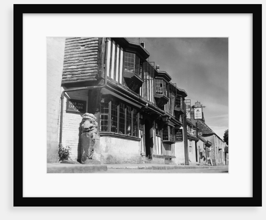 The Old Inn Star public house in Alfriston, Sussex 28th June 1939 by Bernard Alfieri
