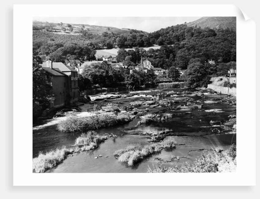 River Dee at llangollen, Wales by Flint