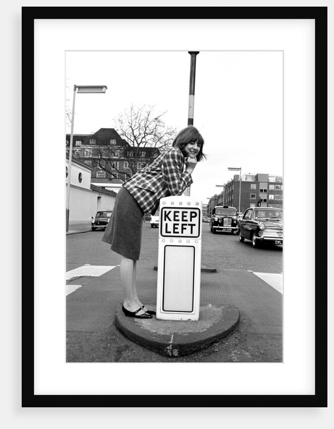 Cilla Black at a playground in May 1964 by Harry Fox