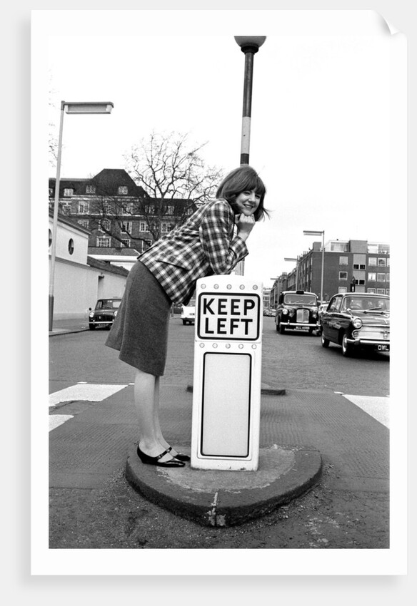 Cilla Black at a playground in May 1964 by Harry Fox
