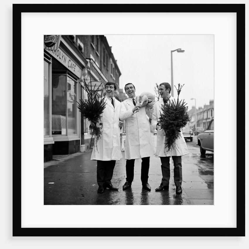 Christmas footballers, 1966 by Monte Fresco O.B.E.