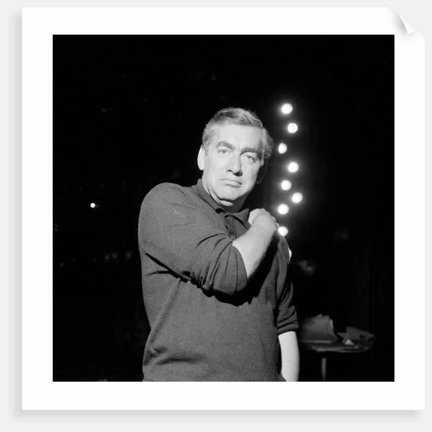 Tony Hancock on the stage of The London Palladium by Roy Illingworth