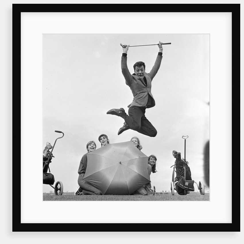 Lionel Blair and girl dancers in 1964 by Staff