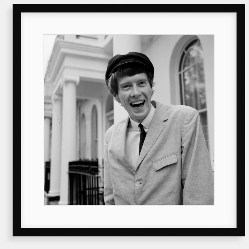 Micheal Crawford photographed outside his London home. by Eric Harlow