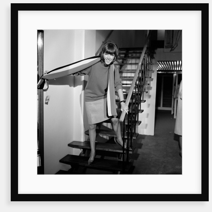 Mary Quant, fashion designer and expert, pictured in her Knightsbridge Shop. by Tommy Lea