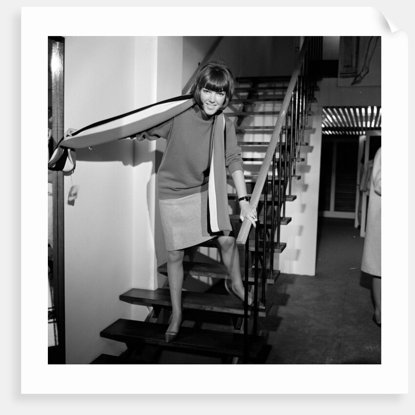 Mary Quant, fashion designer and expert, pictured in her Knightsbridge Shop. by Tommy Lea