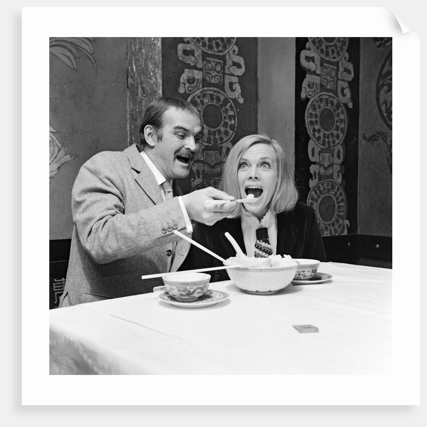 Stanley Baker and Honor Blackman by Julian Brown