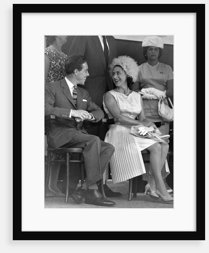 Princess Margaret and Lord Snowdon at the Jamaican Independence Ceremony by Ron Burton