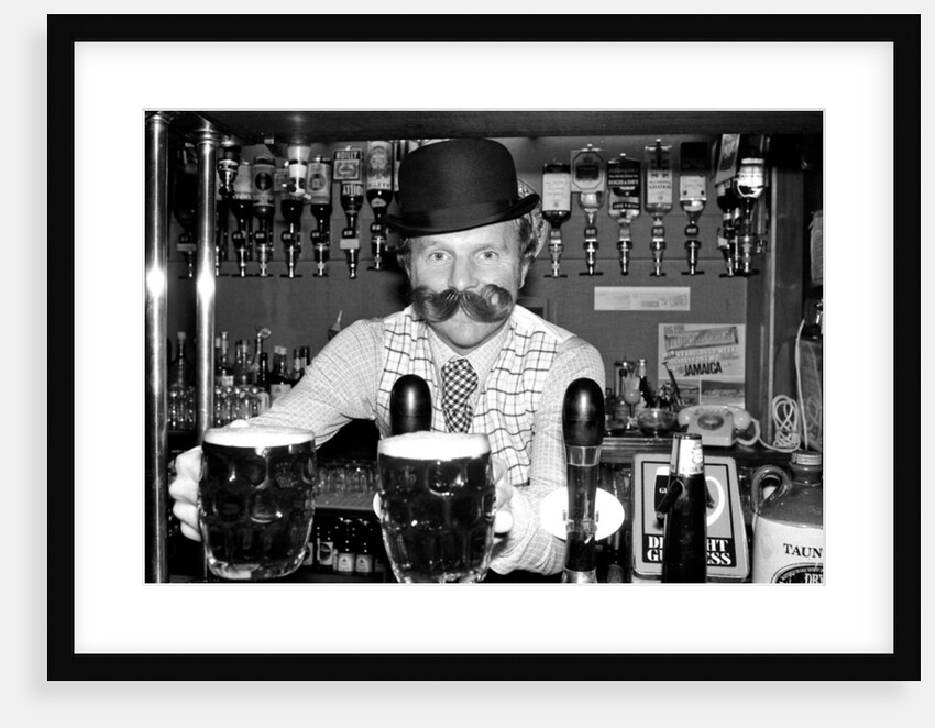 Bobby Moore preparing for the opening of his own public house by Kent Gavin