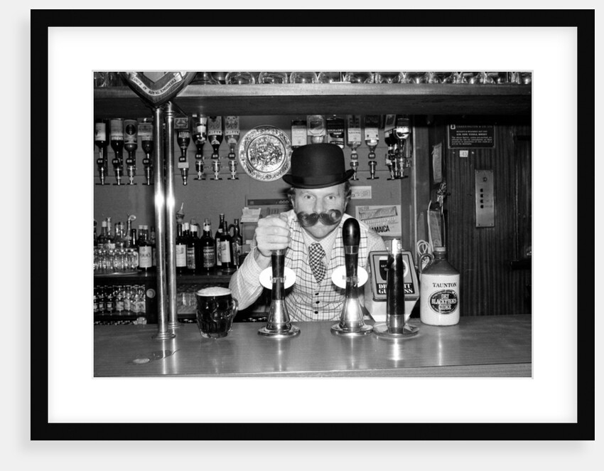 Bobby Moore preparing for the opening of his own public house by Kent Gavin