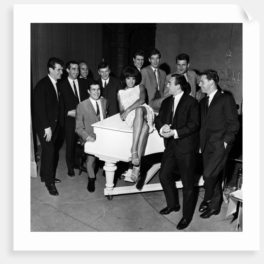 Shirley Bassey and the Liverpool Team by Sayle