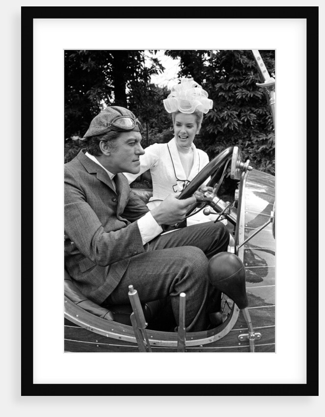 Dick Van Dyke and Sally Ann Howes with Chitty Chitty Bang Bang by Victor Crawshaw