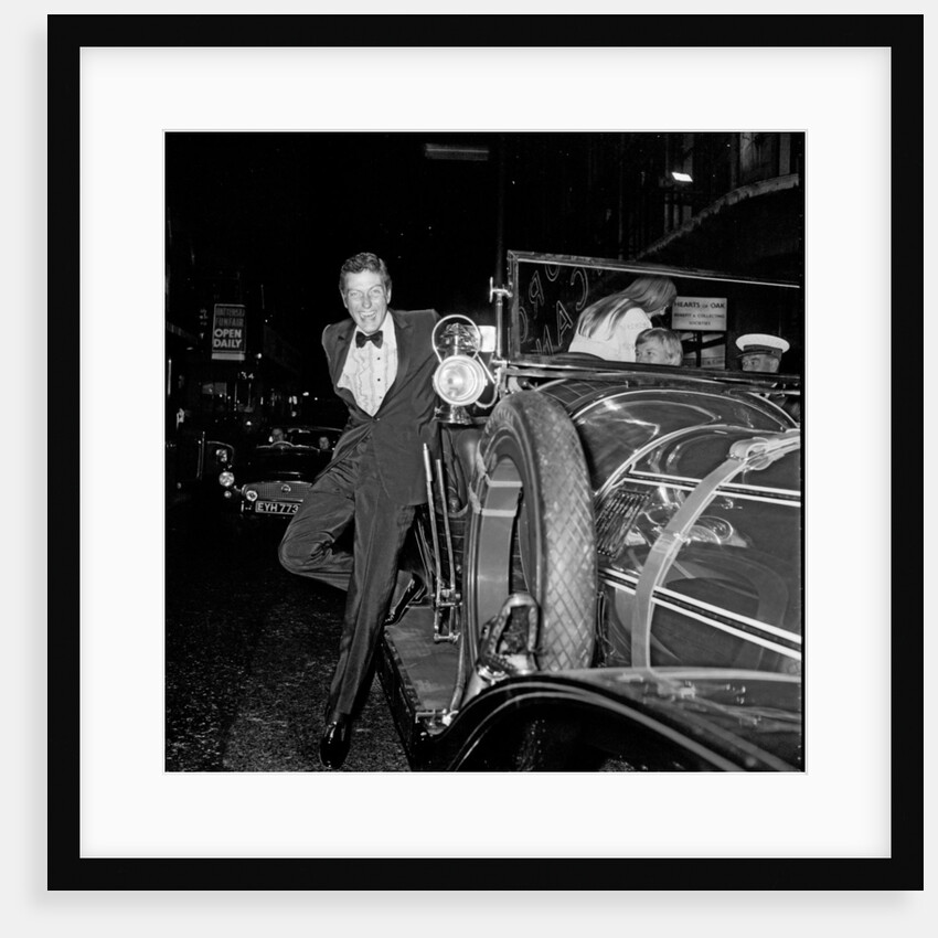 Dick Van Dyke with his wife Margie at a film premier in London by Unknown