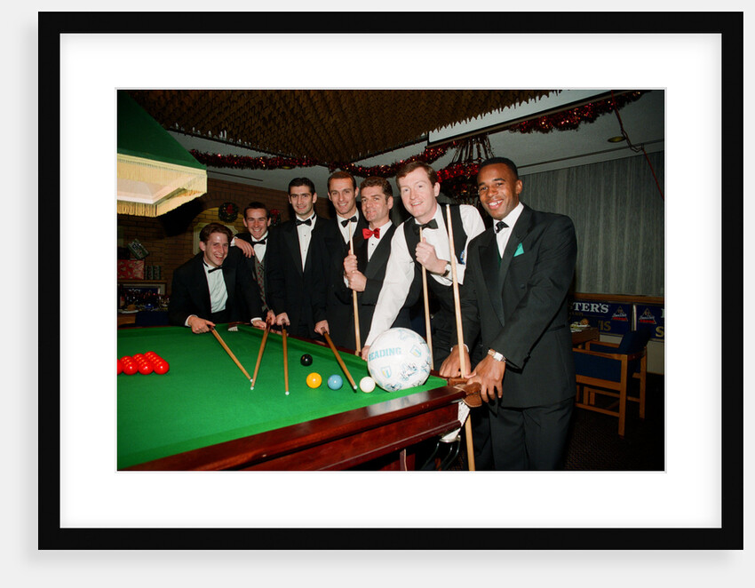 Steve Davis visits Courage brewery, 1995 by Staff