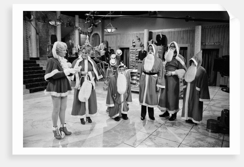 Filming of 'Are You Being Served?', 1976 by Peter Stone