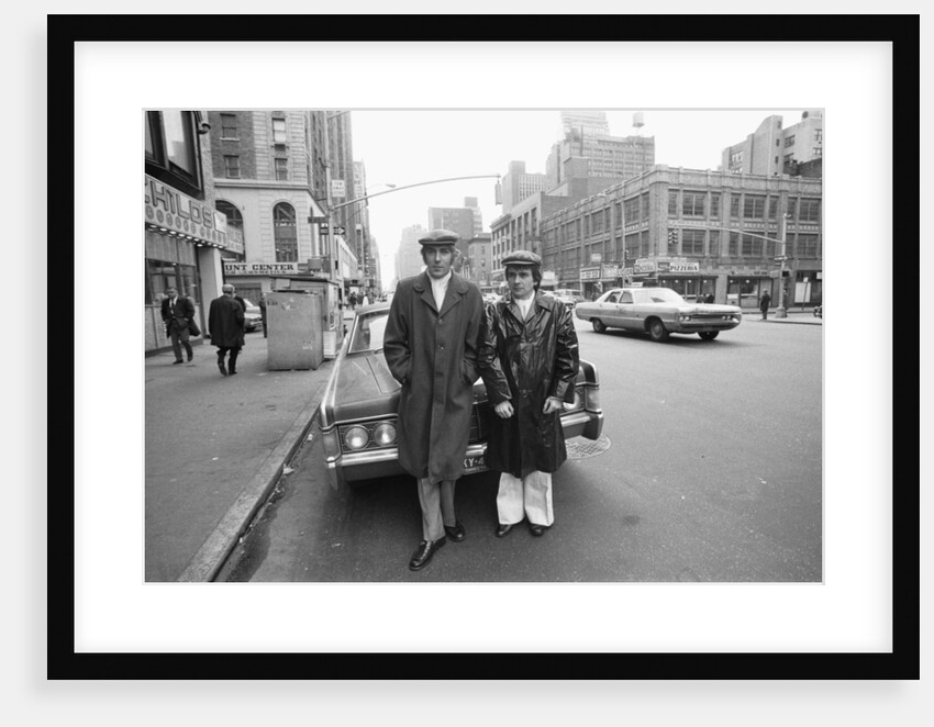 Peter Cook and Dudley Moore as "Pete and Dud' by Michael Brennan