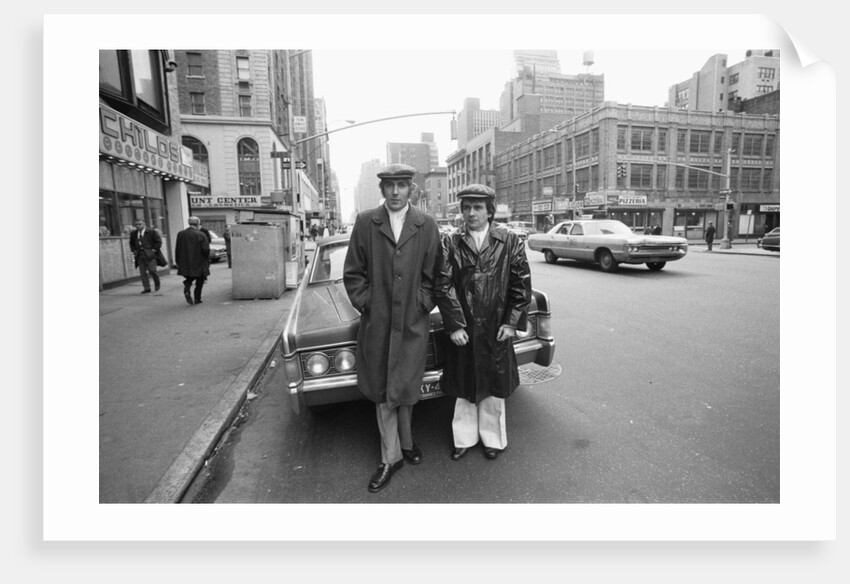 Peter Cook and Dudley Moore as "Pete and Dud' by Michael Brennan