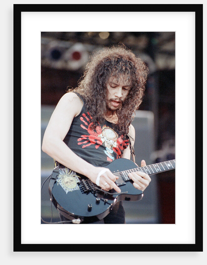 Metallica on stage, 1992 by Nigel Wright