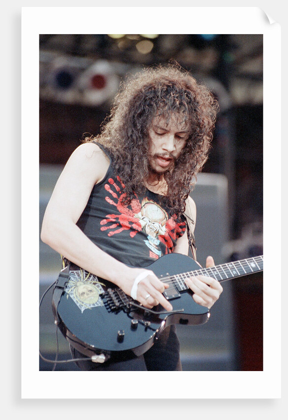 Metallica on stage, 1992 by Nigel Wright