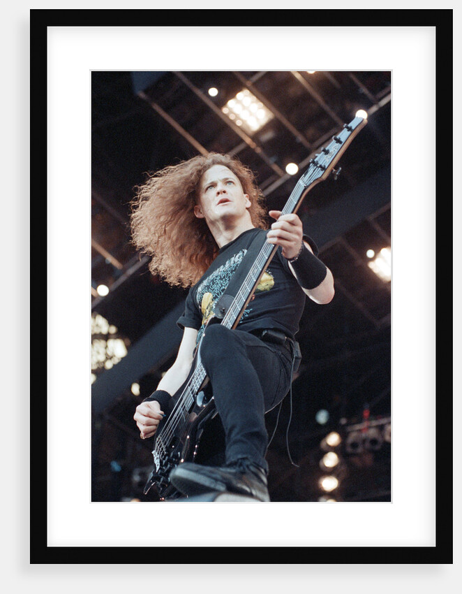 Metallica on stage, 1992 by Nigel Wright