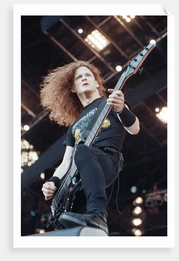 Metallica on stage, 1992 by Nigel Wright