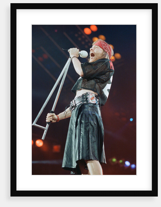 Guns N' Roses on stage, 1992 by Nigel Wright