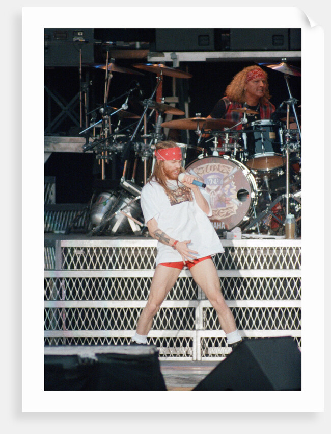 Guns N' Roses on stage, 1992 by Staff