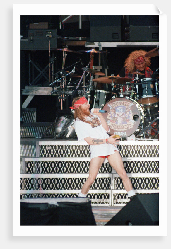 Guns N' Roses on stage, 1992 by Staff