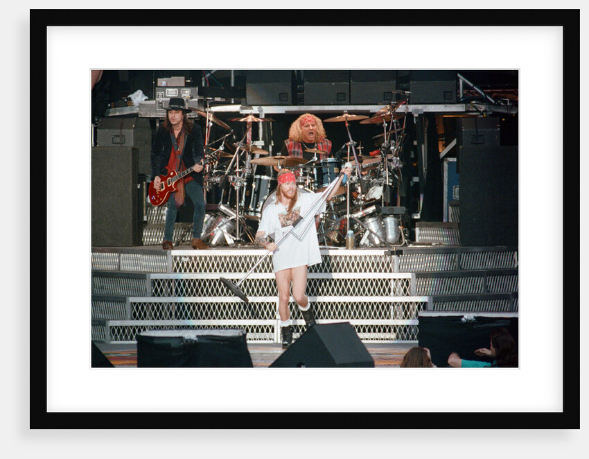 Guns N' Roses on stage, 1992 by Staff