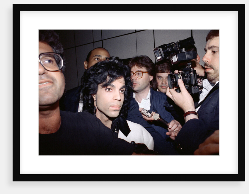 Prince arrives in UK 1988 by Chris Grieve