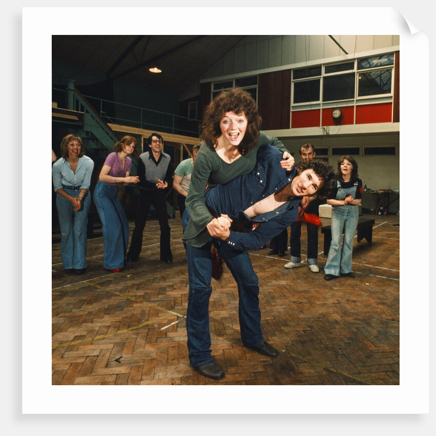 Richard Gere as Danny Zuko with Stacey Gregg by Morgan