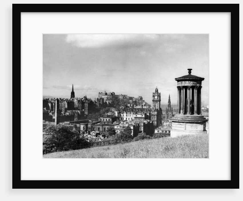 A view of Edinburgh showing the Castle by Anonymous