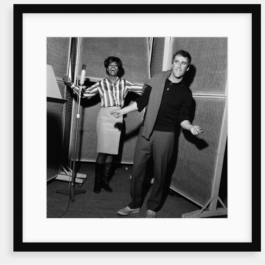 Dionne Warwick & Burt Bacharach, 1964 by Bela Zola
