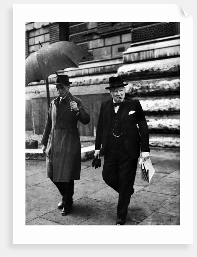 Winston Churchill 1945 by Staff