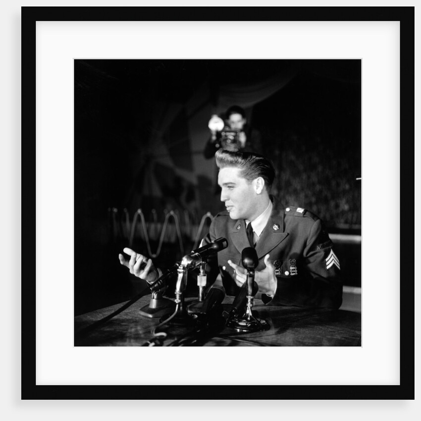 Elvis Presley 1960 by Anonymous