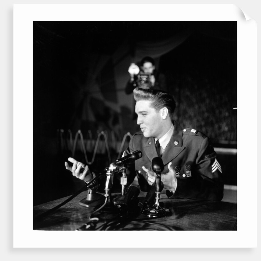 Elvis Presley 1960 by Anonymous