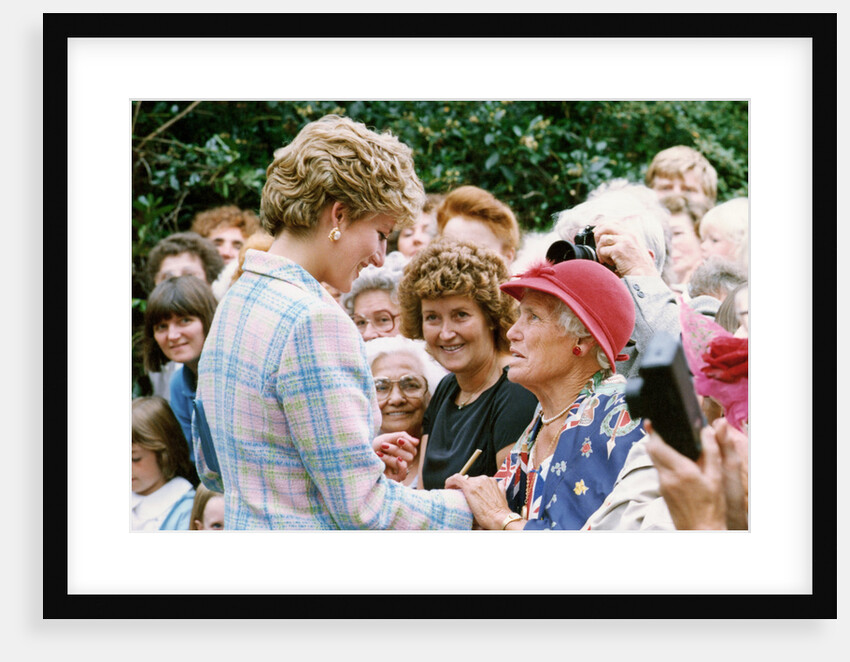 Princess Diana, North East visit to Relate Charity by Anonymous