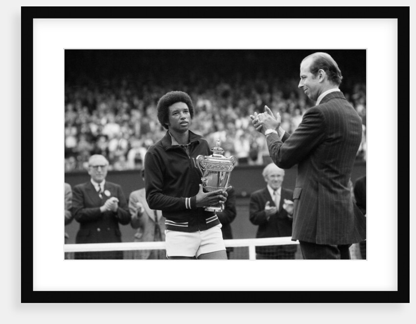 Arthur Ashe Wimbledon 1975 by Staff