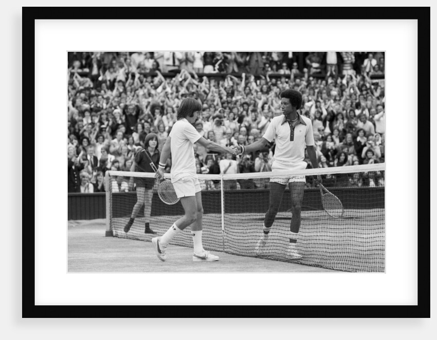 Arthur Ashe Wimbledon 1975 by Staff