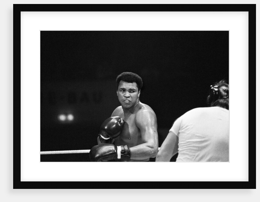 Muhammad Ali sparring ahead of his fight with Richard Dunn by Staff
