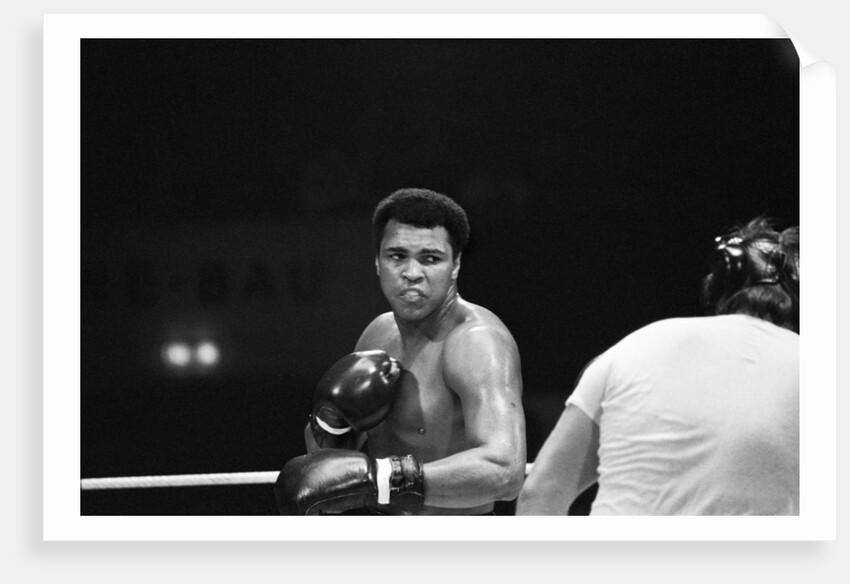 Muhammad Ali sparring ahead of his fight with Richard Dunn by Staff