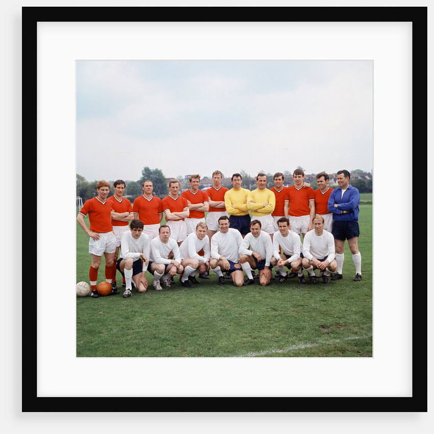 England International Football 1960s by Monte Fresco