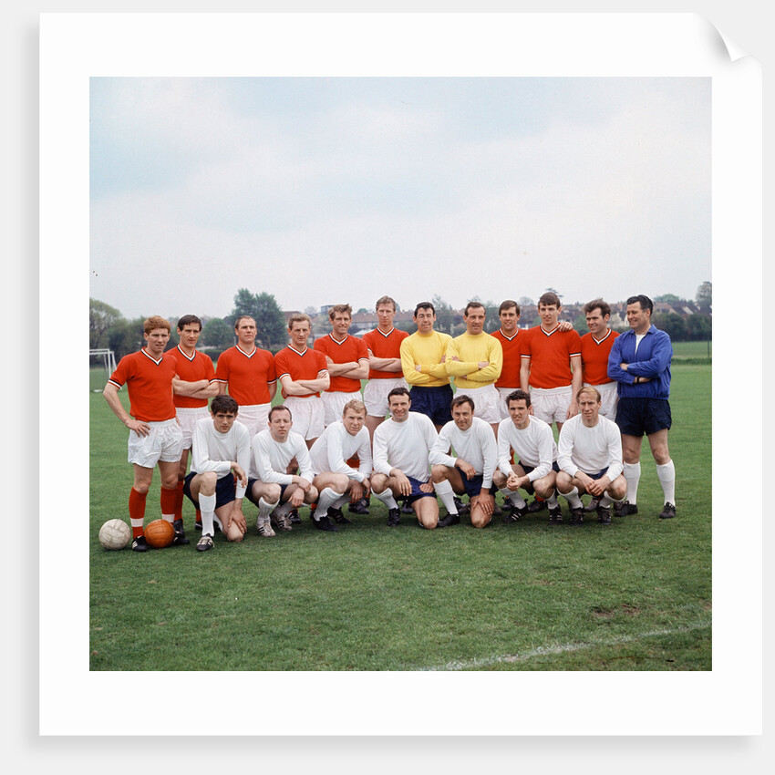 England International Football 1960s by Monte Fresco