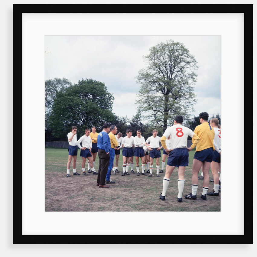 England International Football 1960s by Monte Fresco
