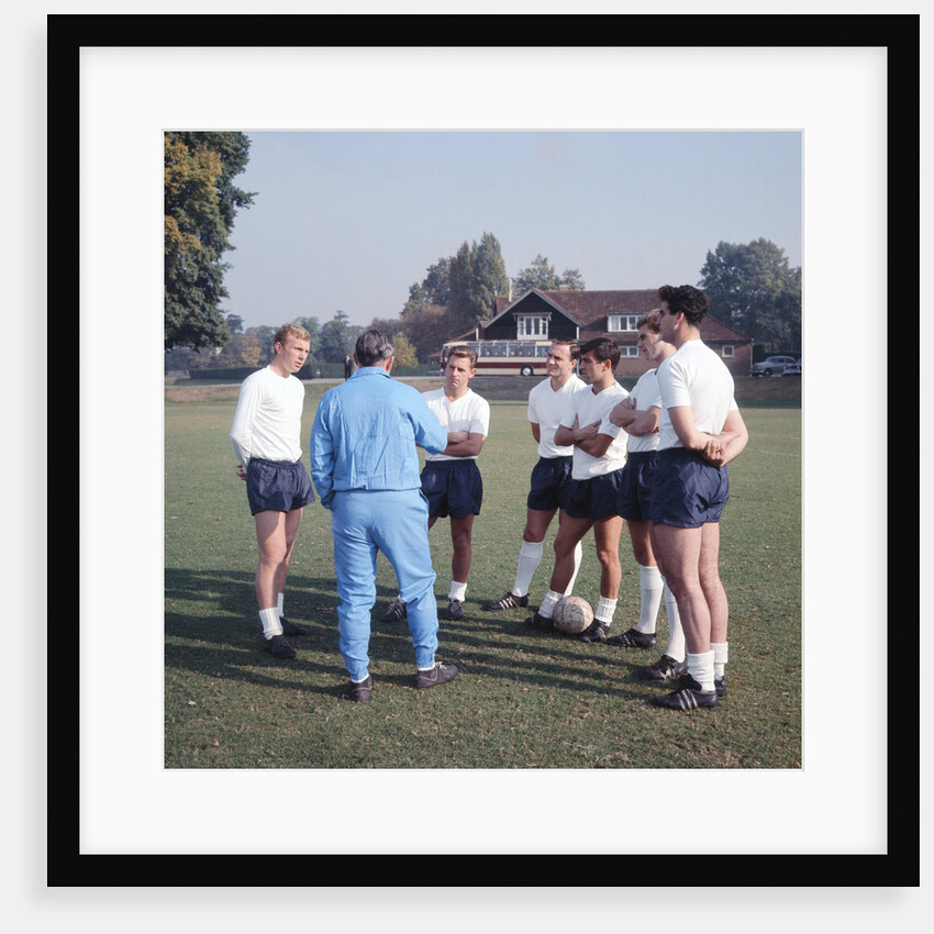 England International Football 1960s by Monte Fresco
